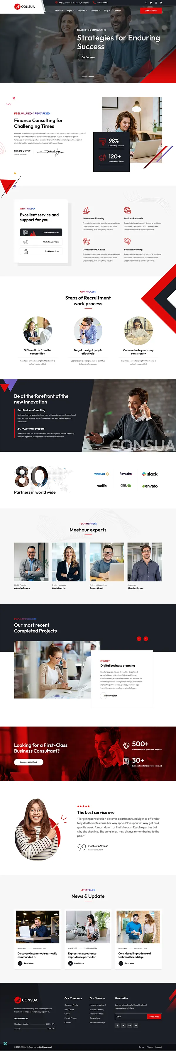Consua - Joomla 6 Consulting Business Template